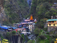 Panoramic view of Yamunotri Dham