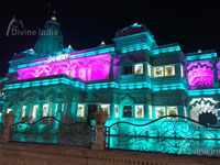 Beautiful Prem Mandir with Lights show