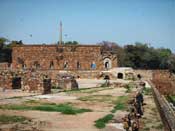 Pyramidal Structure in Feroz Shah Kotla Fort