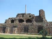 Pyramidal Structure in Feroz Shah Kotla Fort