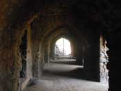 Pyramidal Structure Room Arches in Feroz Shah Kotla Fort