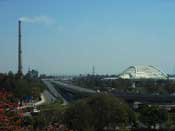 Ring Road view at Feroz Shah Kotla Fort