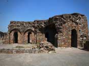 Ruins Palace in Feroz Shah Kotla Fort