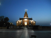 Night view Ichchhapuran Balaji Temple