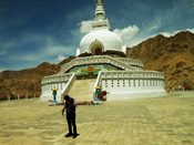 Shanti Stupa -  Leh district Ladakh