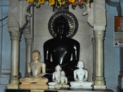 Idol of Neminath Swami at Digambar Jain Temple Shouripur