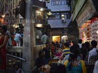 Shri Bankey Bihari Temple outside street