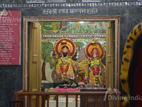Ido of Shri Radha Ballabh ji at Shri Laxmi Narayan baikunth dham Mandir