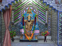 Beautiful idol of Shri Tirupati Balaji at Shri Laxmi Narayan baikunth dham Mandir