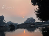 Sunset scene at Jyotisar