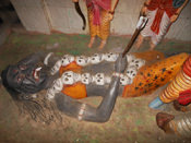 Tadka Vadh Sculpture at Moksha Dham Temple 