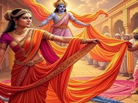 The virtue of half a sari - Draupadi's honour and God's grace