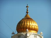 Top of Gurudwara Bangla Sahib