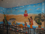 Vishnu and Laxmi Sculpture at Moksha Dham Temple